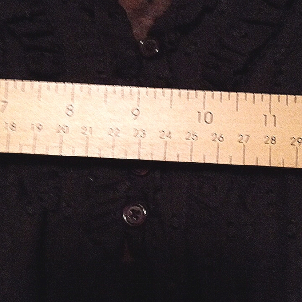 Old Navy black sheer blouse - Picture 6 of 10